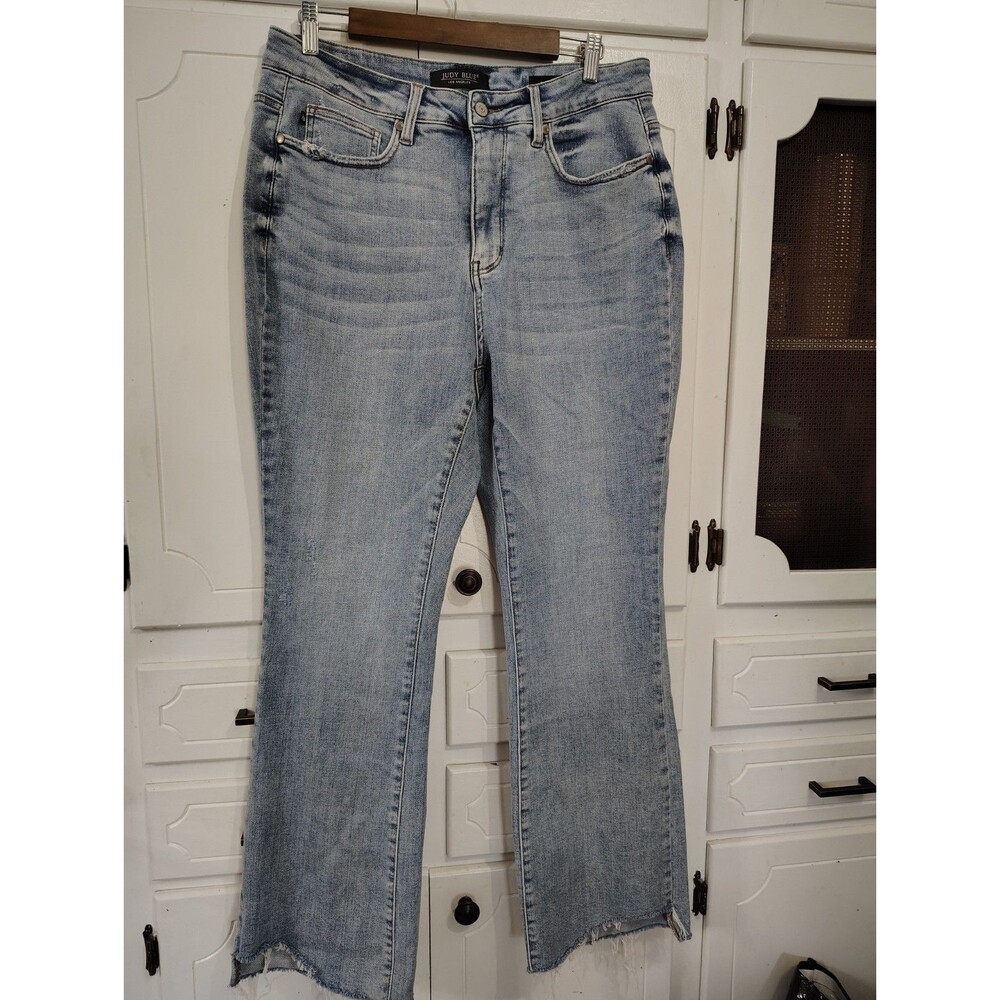 Judy Blue Slim Boot Cut Jeans Womens Size 16W Blue Denim Stretch